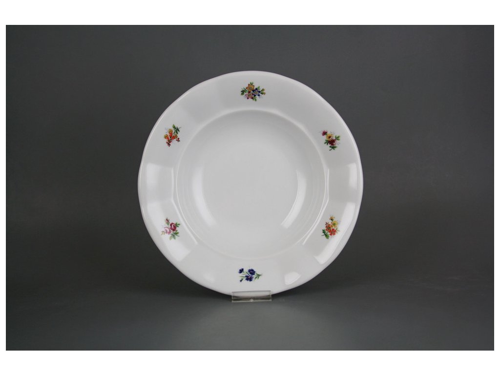 Talíř hluboký 24cm Benedikt Vintage Flowers ABB č. 1