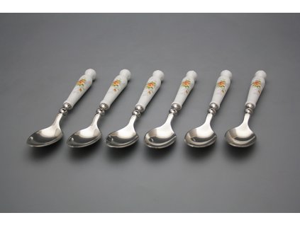 Sada lžiček Bohemia 1987 Čajové růžičky 6dílná BB č. 1