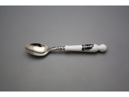 Lžička na kávu Bohemia 1987 Rokokové panenky BB č. 1