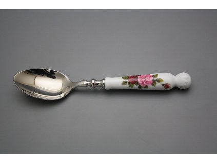 Lžíce jídelní Bohemia 1987 Růže Elizabeth BB č. 1