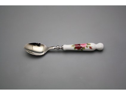 Lžička na kávu Bohemia 1987 Růže Elizabeth BB č. 1