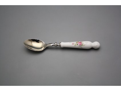 Sada lžiček Bohemia 1987 Růžičky růžové 6dílná BB č. 1