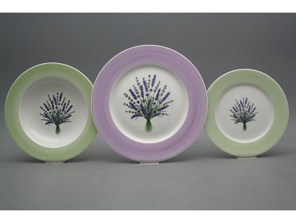 Talířová souprava Nina Levandule 36dílná MIX č. 1