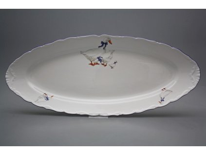 Mísa oválná na ryby 61cm Ofélie Husy CML č. 1