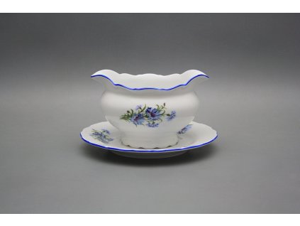 Omáčník 0,4l litý s podšálkem Ofélie Chrpy AL č. 1