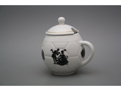 Hrnek na med s víčkem Rokokové panenky GL č. 1