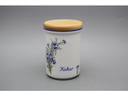 Dóza s dřevěným uzávěrem C - velká Chrpy AL č. 1