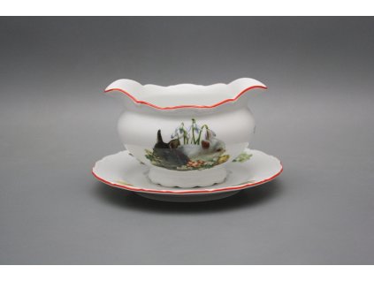 Omáčník 0,4l s podšálkem Ofélie Velikonoce CL č. 1