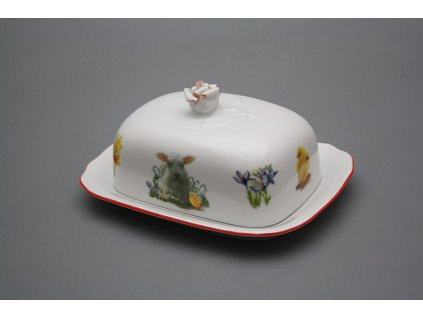 Máslenka hranatá malá Rokoko Velikonoce CL č. 1