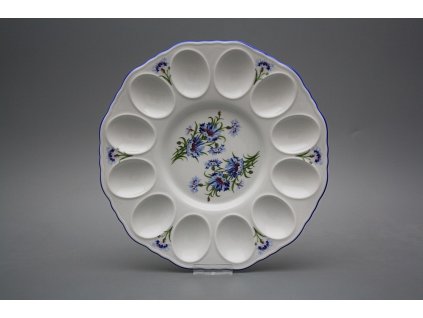 Podnos na vejce 24cm Rokoko Chrpy AL č. 1