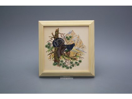 Obrázek 18x18cm Tetřev na stromě kPBB č. 1