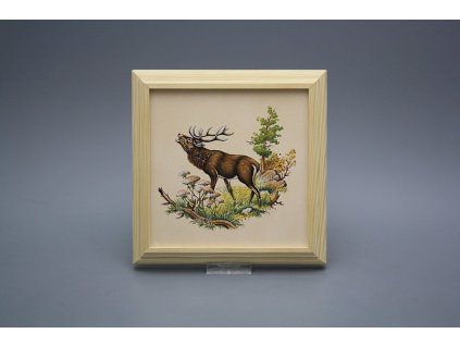 Obrázek 18x18cm Jelen řvoucí kPBB č. 1