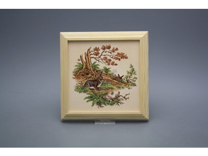 Obrázek 18x18cm Zajíci kPBB č. 1