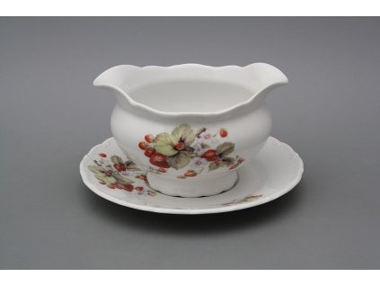 Omáčník 0,4l litý s podšálkem Ofélie Jahody BB č. 1