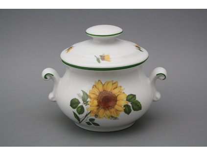 Zapékací hrnek s oušky a víčkem Slunečnice ZL č. 1