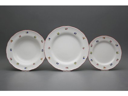 Talířová souprava Ofélie Sedmero kvítí 36dílná ACL č. 1