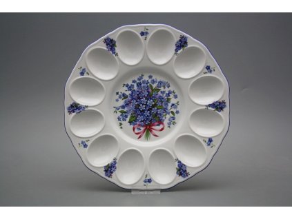 Podnos na vejce 24cm Rokoko Pomněnky AL č. 1