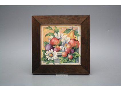 Obrázek 20x20cm Blue Gingham Flowers eTHB č. 1