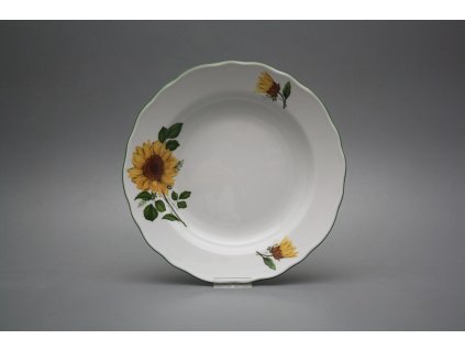Talíř hluboký 24cm Rokoko Slunečnice CZL č. 1