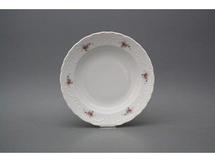 Talíř hluboký 21cm Opera Růžičky růžové BB č. 1