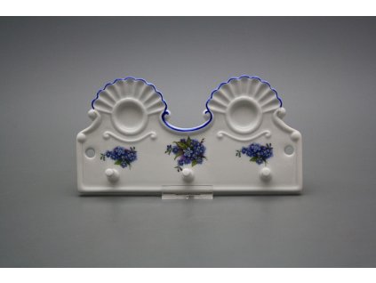 Kuchyňský věšák s dírkami Pomněnky AL č. 1