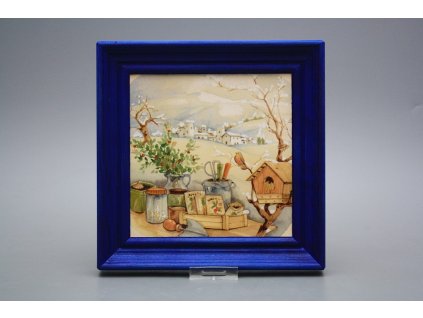 Obrázek 19,5x19,5cm Roční období Zima cMOB č. 1