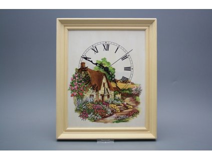 Nástěnné hodiny 25x30cm Chaloupka cPB č. 1