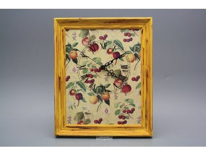 Nástěnné hodiny 25x30cm Botanical Fruit cHM č. 1