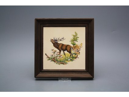 Obrázek 19,5x19,5cm Jelen řvoucí cTHB č. 1