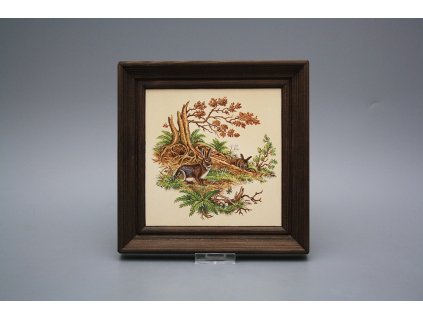 Obrázek 19,5x19,5cm Zajíci cTHB č. 1