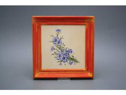 Obrázek 19,5x19,5cm Chrpy cCMB č. 1