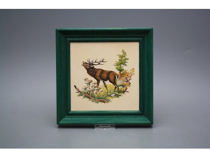 Obrázek 19,5x19,5cm Jelen řvoucí cZLB č. 1