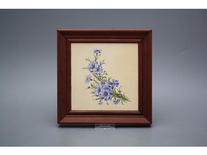 Obrázek 19,5x19,5cm Chrpy cMHB č. 1