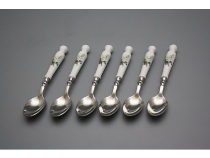 Sada lžiček Bohemia 1987 Konvalinky BB 6dílná č. 1