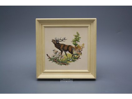 Obrázek 19,5x19,5cm Jelen řvoucí cPBB č. 1