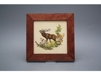 Obrázek 20x20cm Jelen řvoucí eMHB č. 1