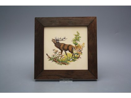 Obrázek 20x20cm Jelen řvoucí eTHB č. 1