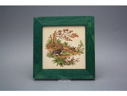 Obrázek 20x20cm Zajíci eZLB č. 1
