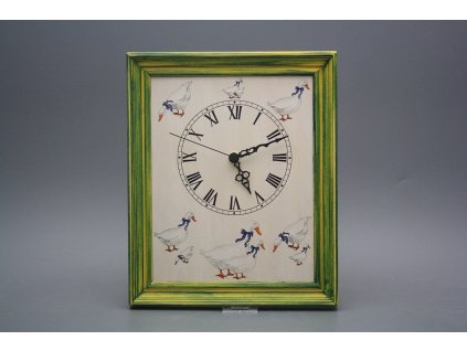 Nástěnné hodiny 25x30cm Husy cZM č. 1