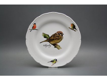 Talíř mělký 25cm Ofélie Vrabec GBB č. 1