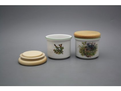 Dóza s dřevěným uzávěrem A - malá Sluky ZL č. 1