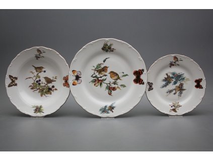 Talířová souprava Ofélie Ptáčci 18dílná GHL č. 1