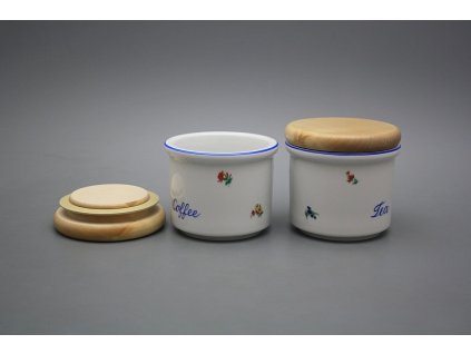 Dóza s dřevěným uzávěrem A - malá Házenky AL č. 1