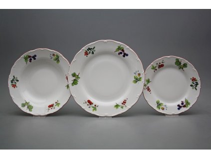 Talířová souprava Ofélie Lesní plody 24dílná ACL č. 1