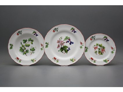 Talířová souprava Ofélie Lesní plody 36dílná FCL č. 1