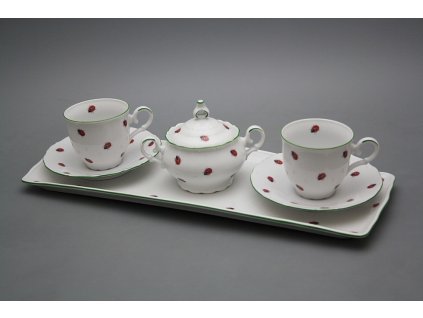 Přátelská kávová souprava s cukřenkou Ofélie Berušky 6dílná AZL č. 1