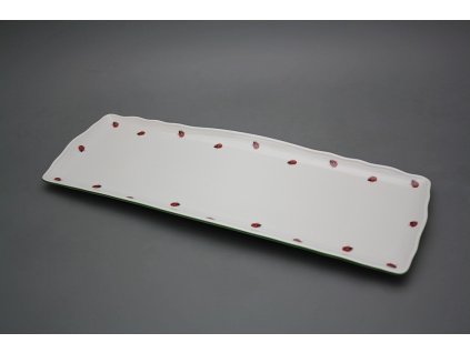 Podnos čtyřhranný 45cm Rokoko Berušky AZL č. 1