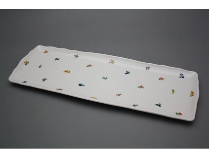 Podnos čtyřhranný 45cm Rokoko Házenky BBB č. 1