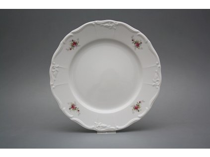 Talíř mělký 25cm Marie Louise Růžičky růžové EBB č. 1
