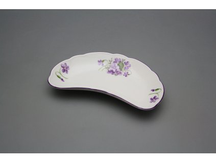 Miska na kosti 19cm Rokoko Fialky FL č. 1